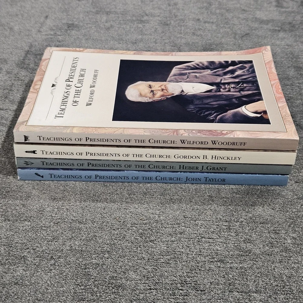 Teachings of Presidents of The Church Lot of 4 books John‎ Taylor, Hinckley